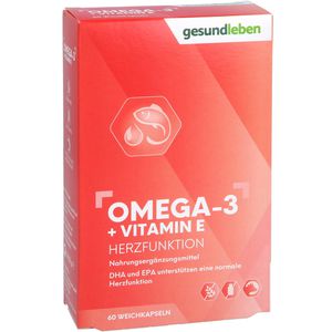 gesund leben Omega-3  1000 mg Kapseln + Vitamin E 