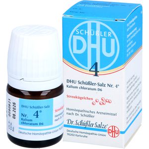 Biochemie Dhu 4 Kalium chloratum D 6 Globuli 10 g 10 g