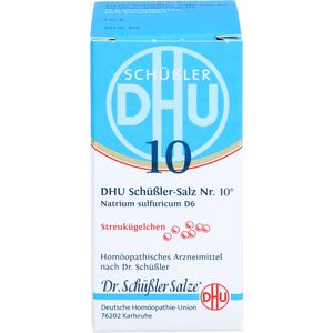 Biochemie Dhu 10 Natrium sulfuricum D 6 Globuli 10 g 10 g