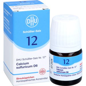 BIOCHEMIE DHU 12 Calcium sulfuricum D 6 Globuli