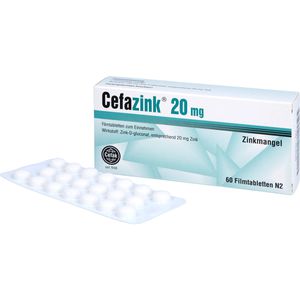 CEFAZINK 20 mg Filmtabletten