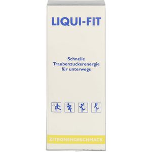 LIQUI FIT flüssige Zuckerlösung Lemon Beutel