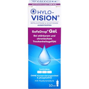 Hylo-Vision SafeDrop Gel Augentropfen 10 ml