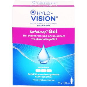 Hylo-Vision SafeDrop Gel Augentropfen 20 ml