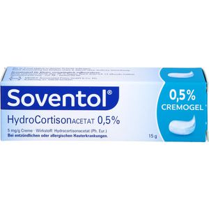 Soventol Hydrocortisonacetat 0,5% Creme 15 g