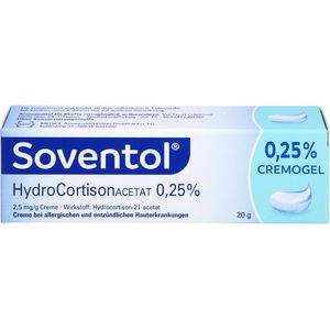 Soventol Hydrocortisonacetat 0,25% Creme 20 g
