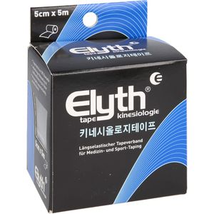 KINESIOLOGIE Tape Elyth 5 cmx5 m schwarz