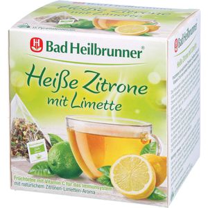 BAD HEILBRUNNER heiße Zitrone m.Limette Pyr.Btl.