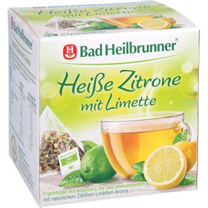 BAD HEILBRUNNER heiße Zitrone m.Limette Pyr.Btl.