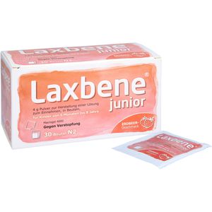 LAXBENE junior 4 g Plv.z.H.e.Lsg.z.Einn.Kdr.6M-8J