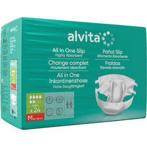 ALVITA All-in-One Inkontinenzhose super medium Tag