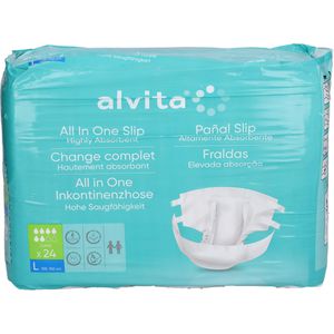ALVITA All-in-One Inkontinenzhose super large Tag