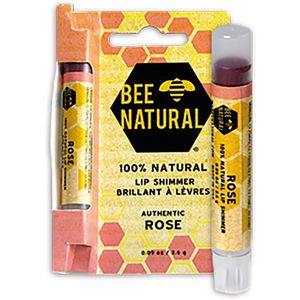 BEE Natural Lippenpflege-Stift Shimmer Rose