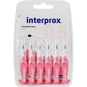 INTERPROX reg nano rosa Interdentalbürste Blister