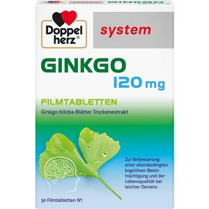     DOPPELHERZ Ginkgo 120 mg system Filmtabletten
