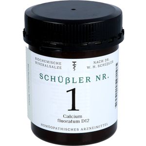 SCHÜSSLER NR.1 Calcium fluoratum D 12 Tabletten