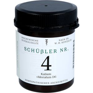 SCHÜSSLER NR.4 Kalium chloratum D 6 Tabletten