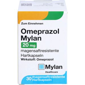 OMEPRAZOL Mylan 20 mg magensaftresist.Hartkapseln