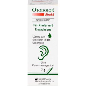 Otodolor direkt Ohrentropfen 7 g Ohrenschmerzen Behandlung