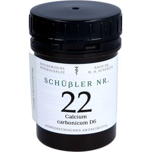 SCHÜSSLER NR.22 Calcium carbonicum D 6 Tabletten