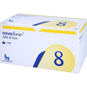 Novofine 8 Kanülen 0,30x8 mm 100 St