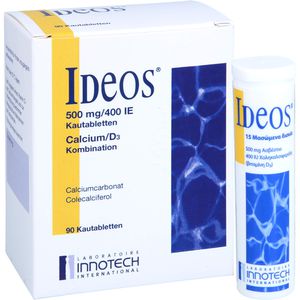 IDEOS 500 mg/400 I.E. Kautabletten