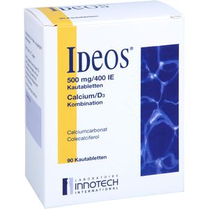 IDEOS 500 mg/400 I.E. Kautabletten