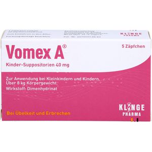 VOMEX A Kinder-Zäpfchen 40 mg