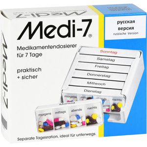 MEDI 7 Medikamentendos.f.7 Tage weiß russ.Version