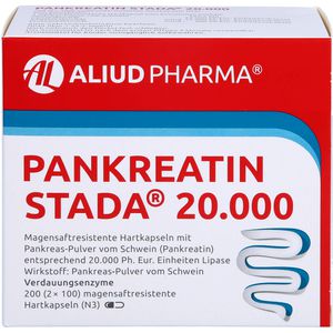 PANKREATIN STADA 20.000 magensaftres.Hartk.ALIUD