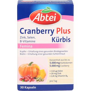 ABTEI Kürbis Plus Cranberry Kapseln