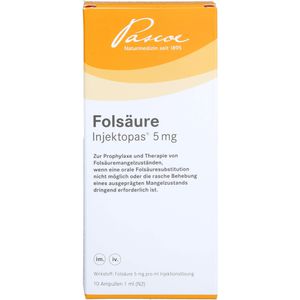Folsäure Injektopas 5 mg Injektionslösung 10 St 10 St