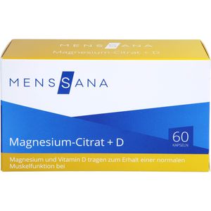 Magnesiumcitrat+D MensSana Kapseln 60 St