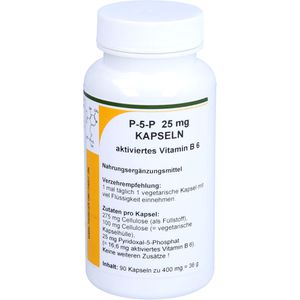 P-5-P 25 mg aktiviertes Vitamin B 6 Kapseln 90 St