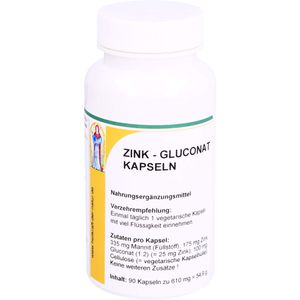 ZINK 25 mg Zinkgluconat Kapseln