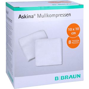 ASKINA Mullkompressen 10x10 cm steril