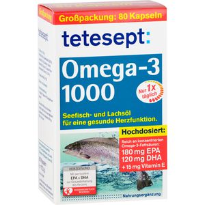 TETESEPT Omega-3 1000 Kapseln