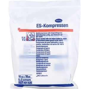 ES-KOMPRESSEN steril 7,5x7,5 cm 8fach