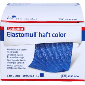 ELASTOMULL haft color 6 cmx20 m Fixierb.blau