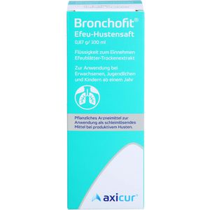 BRONCHOFIT Efeu-Hustensaft 0,87 g/100 ml FLE