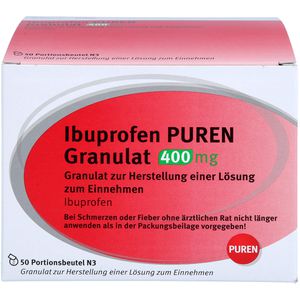 IBUPROFEN PUREN Granulat 400 mg z.Her.e.Lsg.z.Ein.