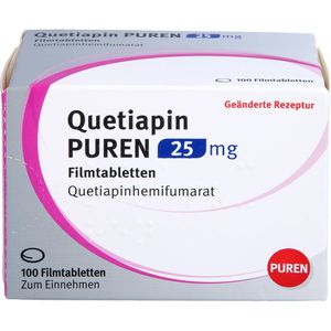 QUETIAPIN PUREN 25 mg Filmtabletten