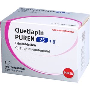 QUETIAPIN PUREN 25 mg Filmtabletten