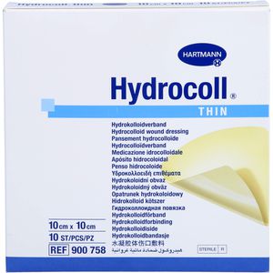 Hydrocoll thin Wundverband 10x10 cm 10 St 10 St