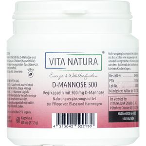 D-MANNOSE KAPSELN 500 mg