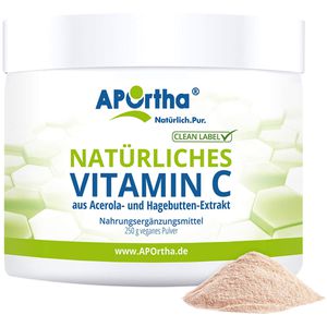 APORTHA natürliches Vitamin C vegetarisch Pulver