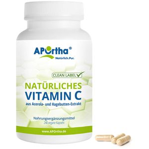 APORTHA natürliches Vitamin C vegetarisch Kapseln