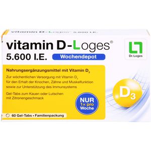 VITAMIN D-LOGES 5.600 I.E. Wo.Depot Kautabl.Fam.Pa