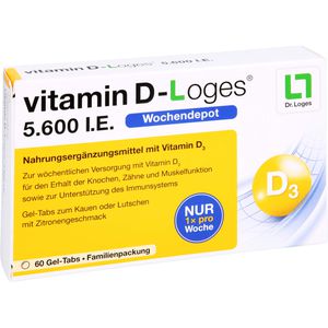 VITAMIN D-LOGES 5.600 I.E. Wo.Depot Kautabl.Fam.Pa