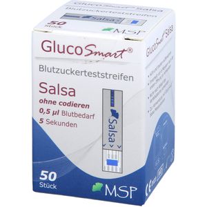 GLUCOSMART Salsa Blutzuckerteststreifen Dose